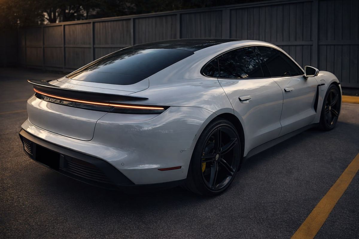 EV collision repair Houston vehicle ready for electric vehicle body repair service