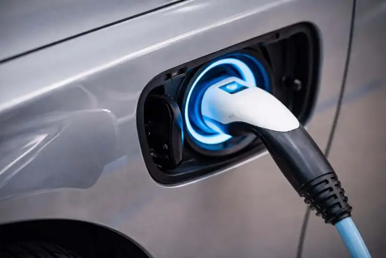 EV repair Houston electric charging port close-up