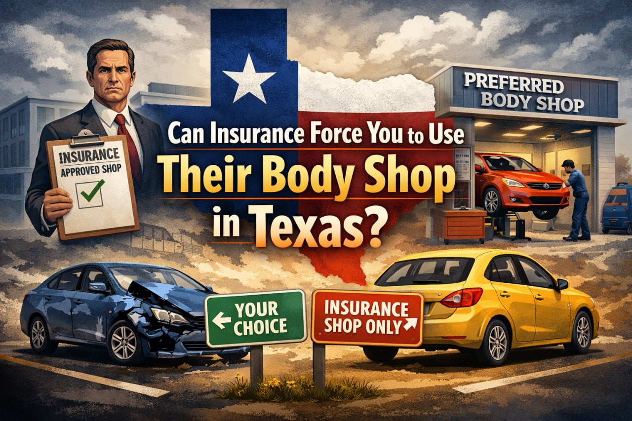 Can Insurance Force You to Use Their Body Shop in Texas?